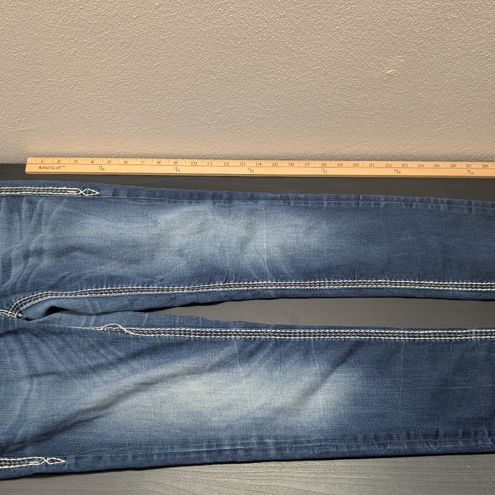 Rock Revival Womens 28 Saralyn Easy Skinny Blue Jeans